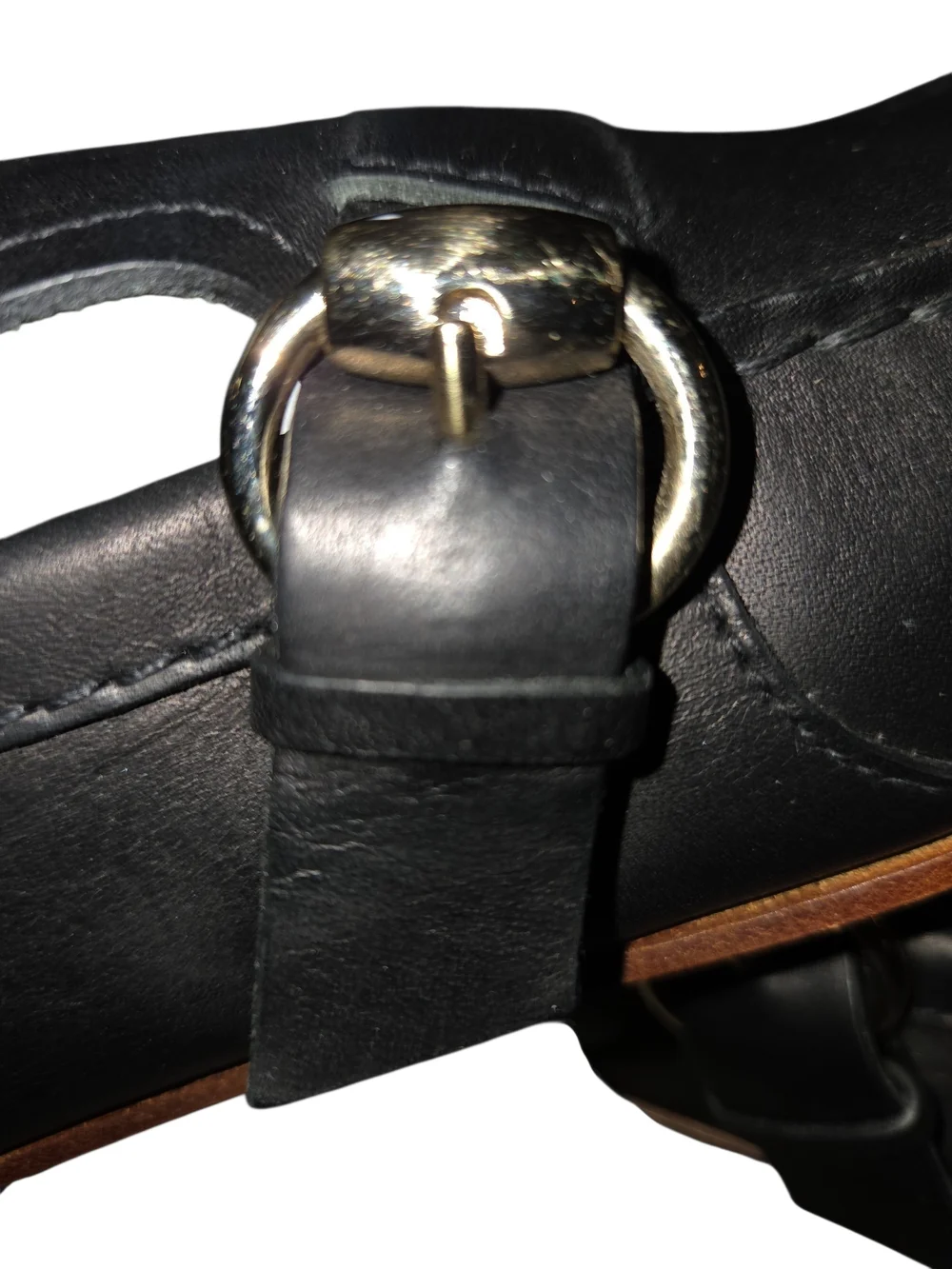 Gucci Black Leather Slip-On Loafers